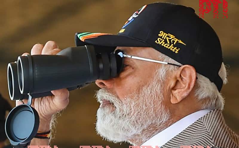 Prime Minister Narendra Modi witnessed the 'Bharat Shakti' exercise held in Rajasthan on March 12. He said Pokhran has become witness to the trinity of India's 'aatmanirbharta', belief and self-pride.
