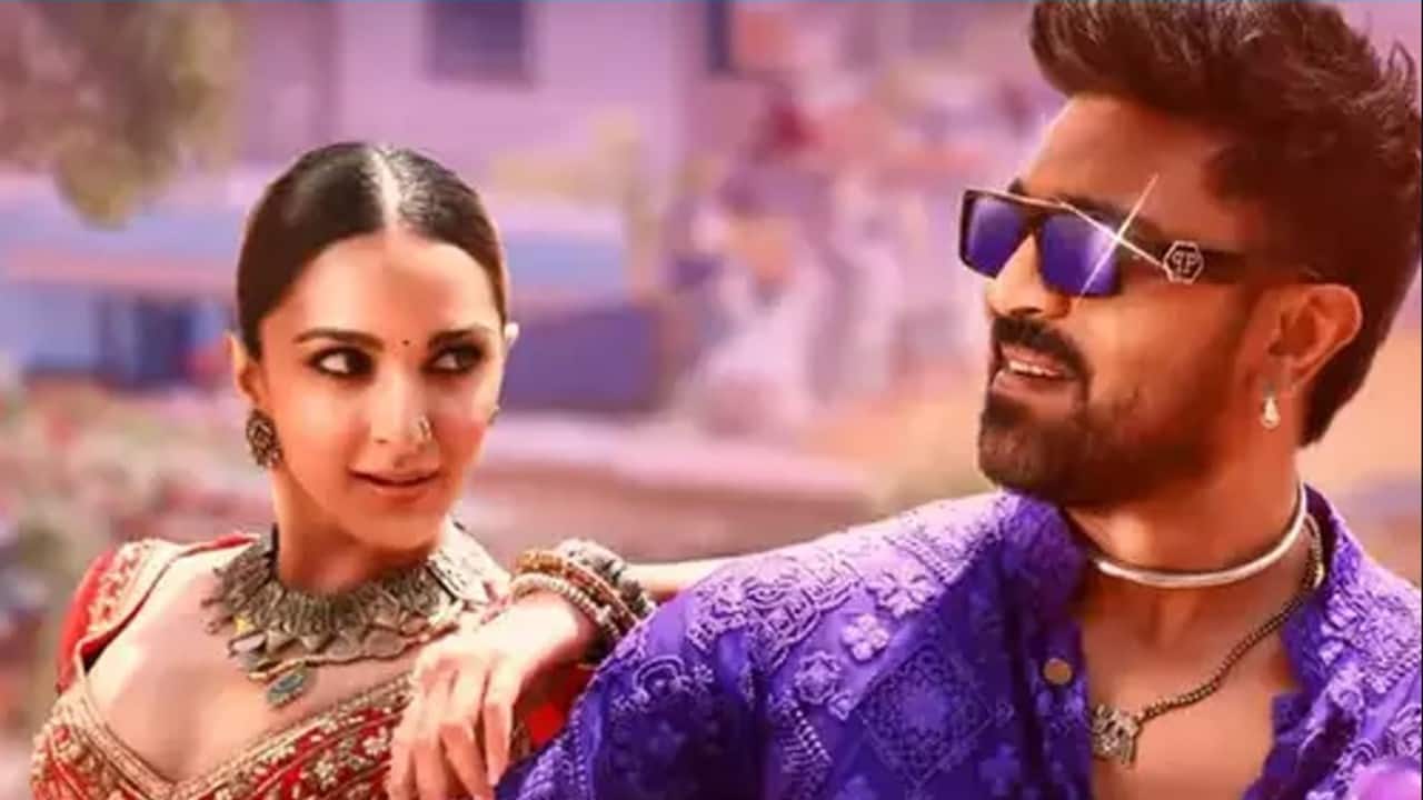 Song Release: Ram Charan and Kiara Advani look ravishing in Game Changer song; Photos inside