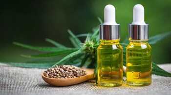 Benefits of hemp oil: One of the standout benefits of hemp oil is its ability to hydrate the skin without clogging pores. This makes it an ideal moisturiser for those with oily or acne-prone skin (Image: Canva)