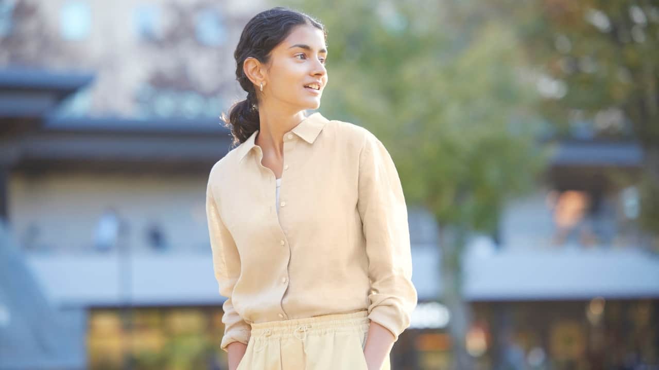 How to style unisex linen shirts: Layer it with shorts or trousers for the perfect smart-casual look