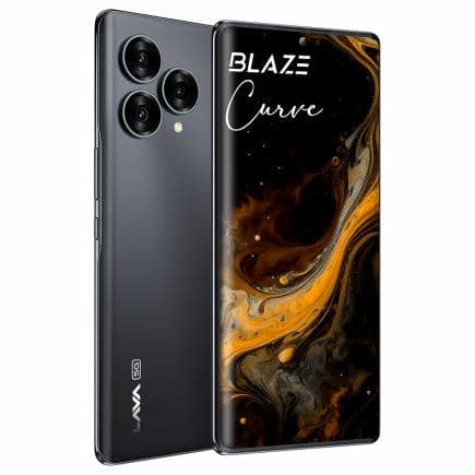 Lava Blaze Curve 5G option 2 is Glass Iron.