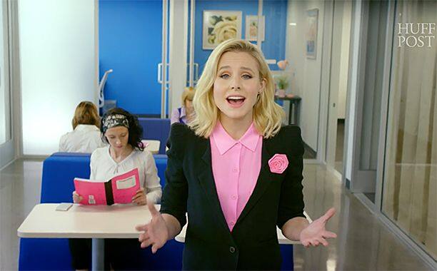 Kristen Bell on pinksourcing. 