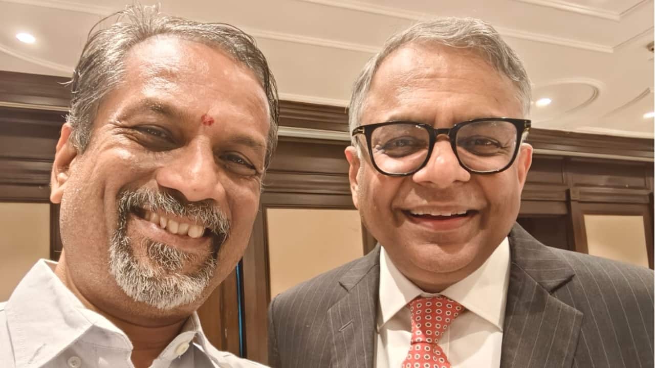 Sridhar Vembu meets N Chandrasekaran: 'He had studied in Tamil medium schools like me'