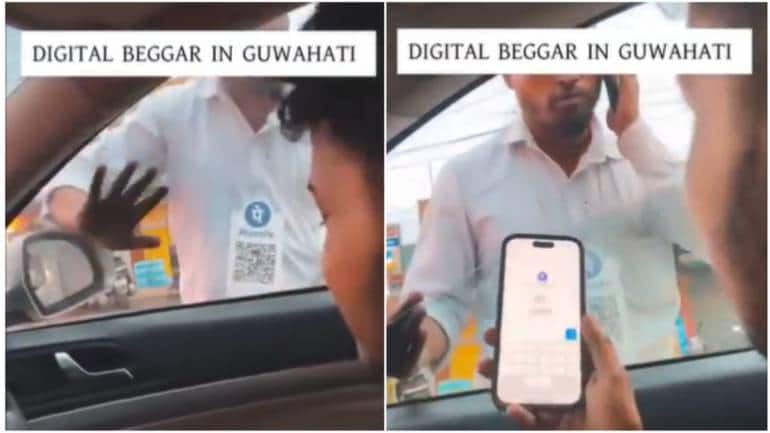 'Digital beggar' in Guwahati uses PhonePe QR code to seek alms: 'Technology truly knows no bounds' - Vimarsana News