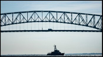 The Francis Scott Key Bridge in Baltimore collapsed after a large ship collided with it. (File)