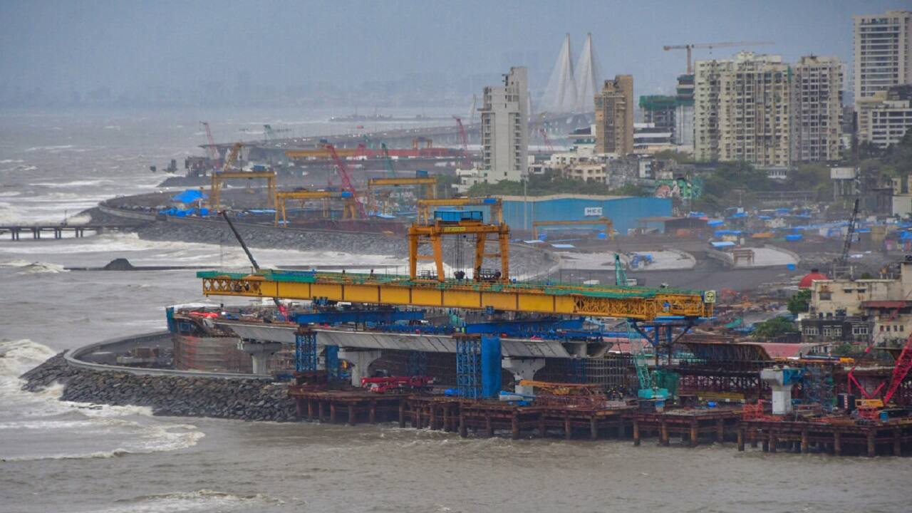 A world-class Central Park spread over 320 acres will come up along the road, named 'Dharmaveer Sambhaji Maharaj Coastal Road', CM Shinde said last week. PTI KK GK