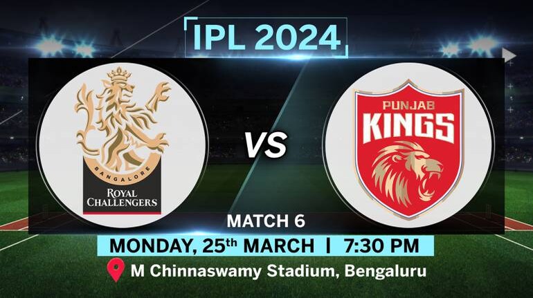 RCB vs PBKS IPL 2024 Live Streaming Details: When and Where to Watch