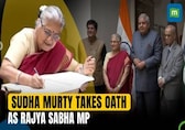 Former Infosys Chairperson Sudha Murty Takes Oath As Rajya Sabha Member