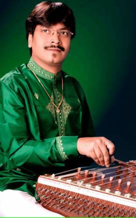 Santoor player Pt. Ranjeet Pathak.