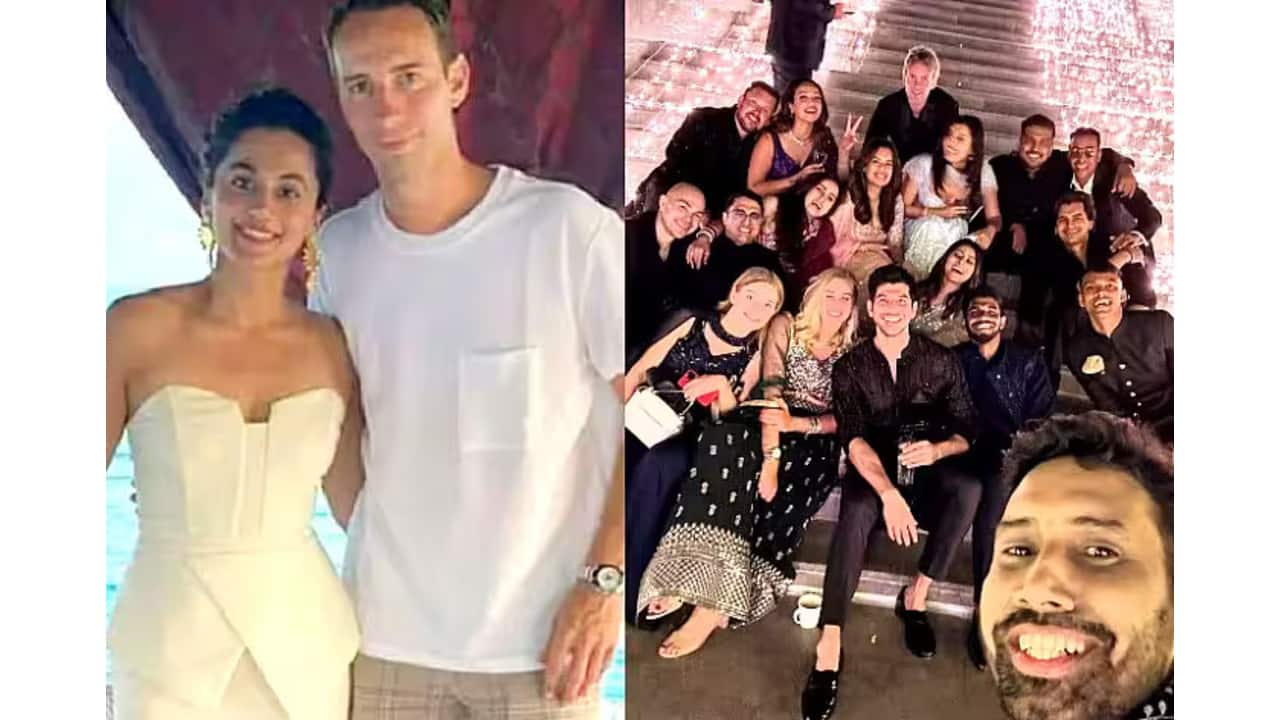 Taapsee Pannu marries Mathias Boe in Udaipur in an intimate wedding; Pavail Gulati, Anurag Kashyap attend