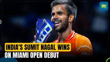 Indian tennis player Sumit Nagal makes a bright star at the Miami Open