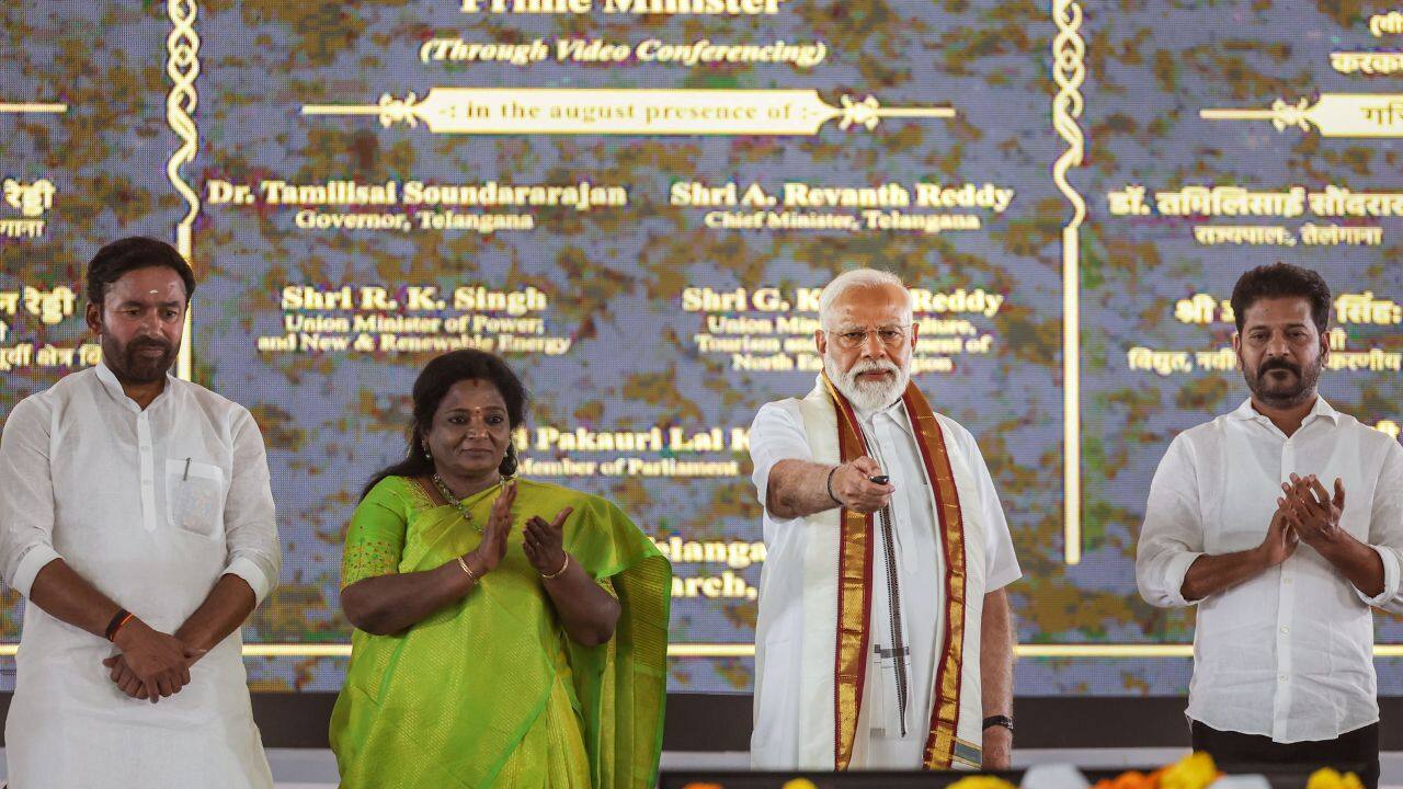 PM Modi launches development projects worth Rs 56,000 crore