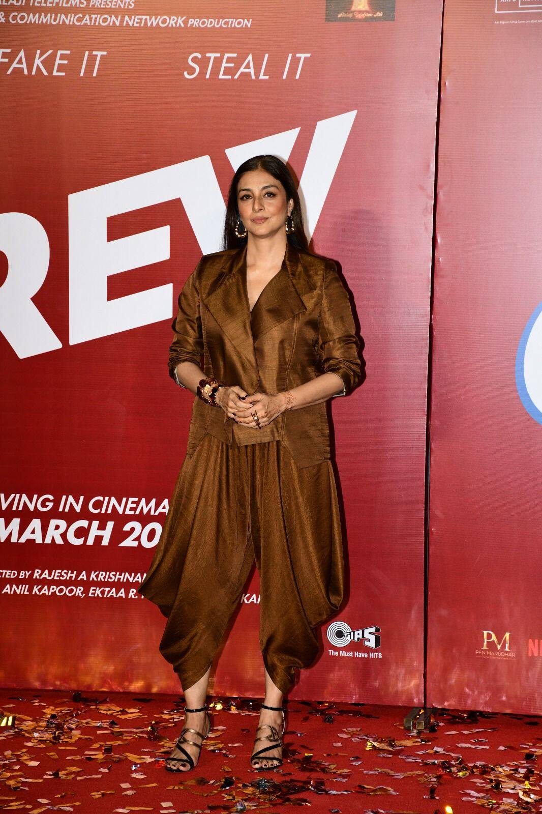 Kareena Kapoor Khan at the trailer launch of Crew, releasing in cinemas on March 29, 2024.