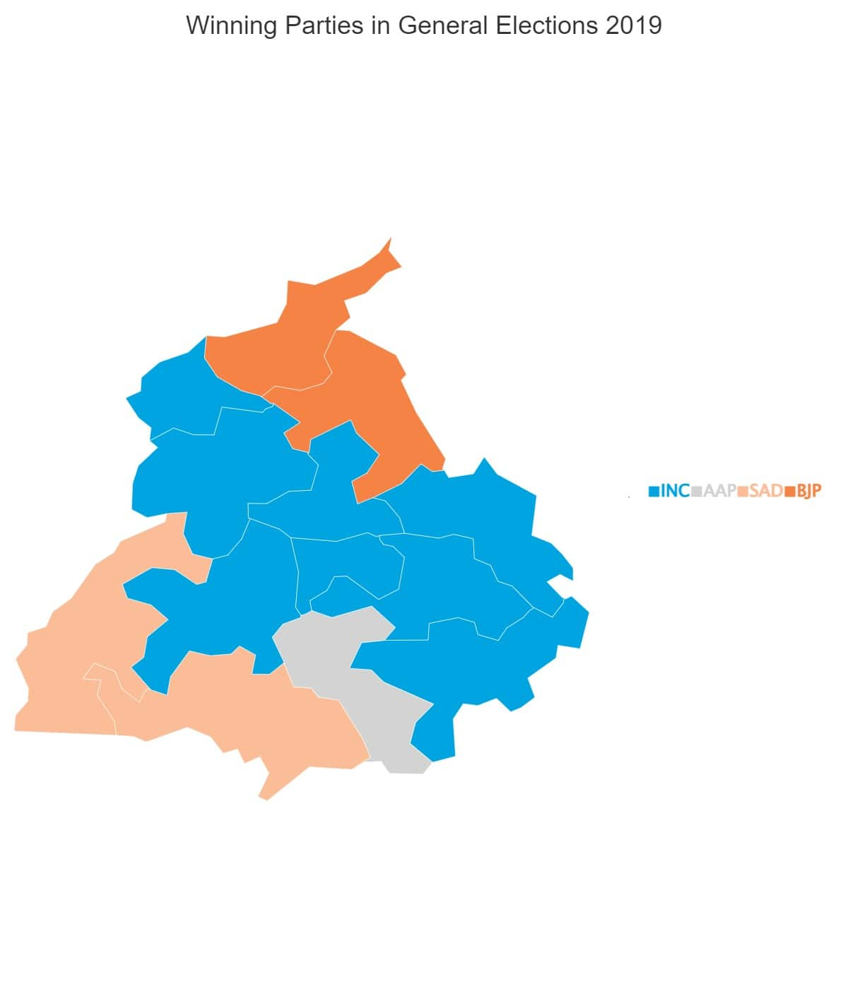 Punjab Lok Sabha Elections 2024 Key Parties Past Results   Chart 3 1 