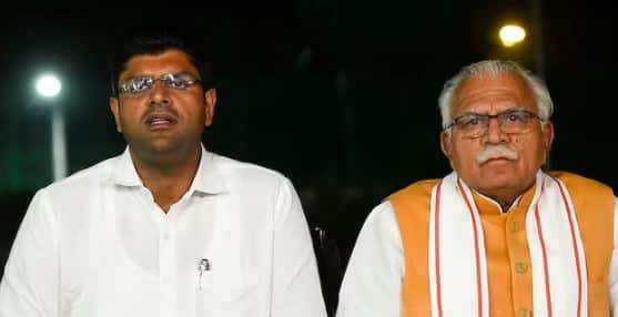 Lok Sabha Polls 2024: Growing speculation over BJP-JJP seat-sharing pact in Haryana Lok Sabha Polls 2024: Growing speculation over BJP-JJP seat-sharing pact in Haryana