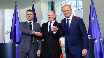 Olaf Scholz is the center of concern. (Source: Bloomberg)