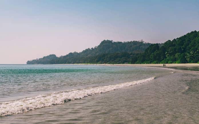 Radhanagar beach, Andaman and Nicobar Islands. (Photo: Sahil via Unsplash)