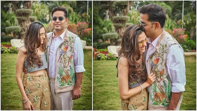 Shloka Mehta Ambani with husband Akash Ambani. (Photo: Instagram)