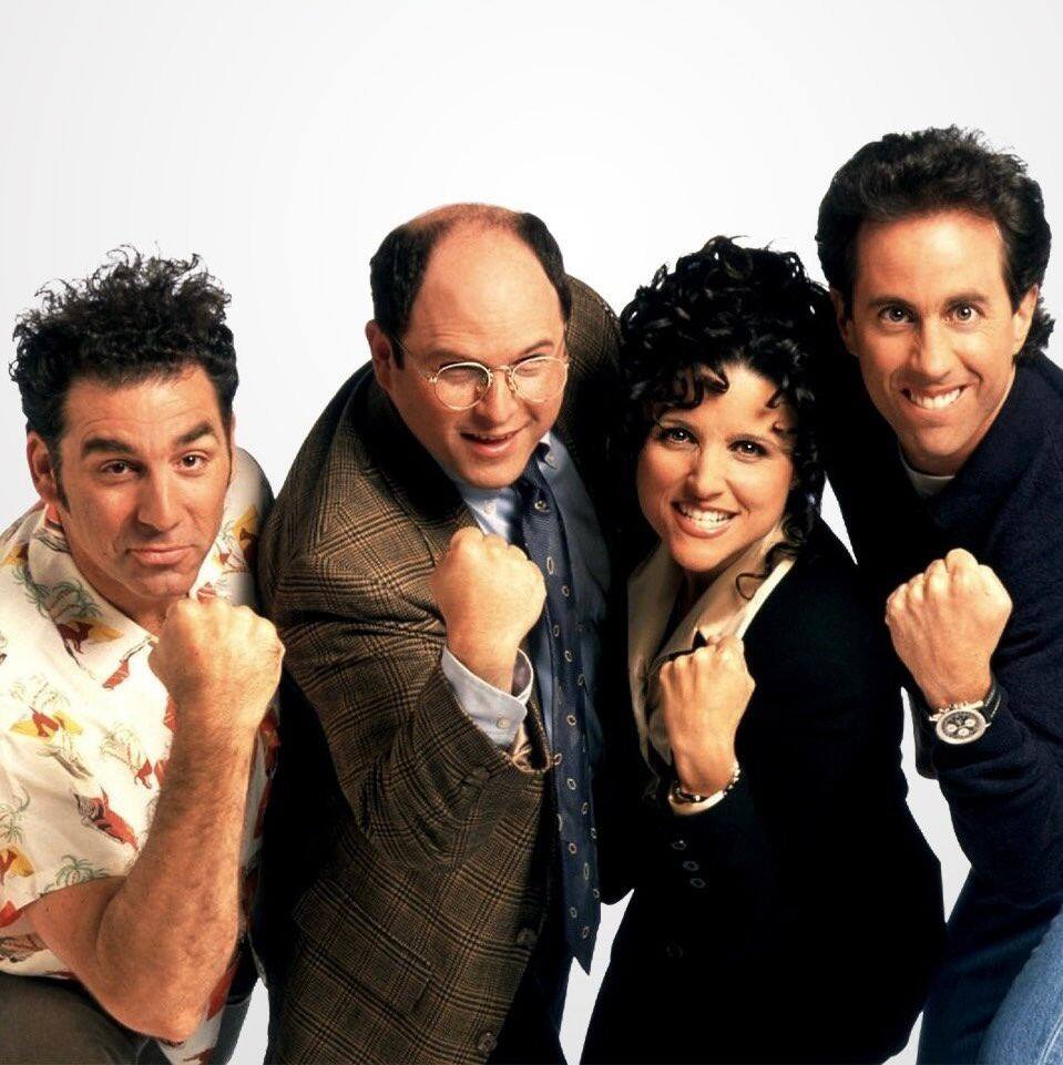 The cast of Seinfeld (Image via X)