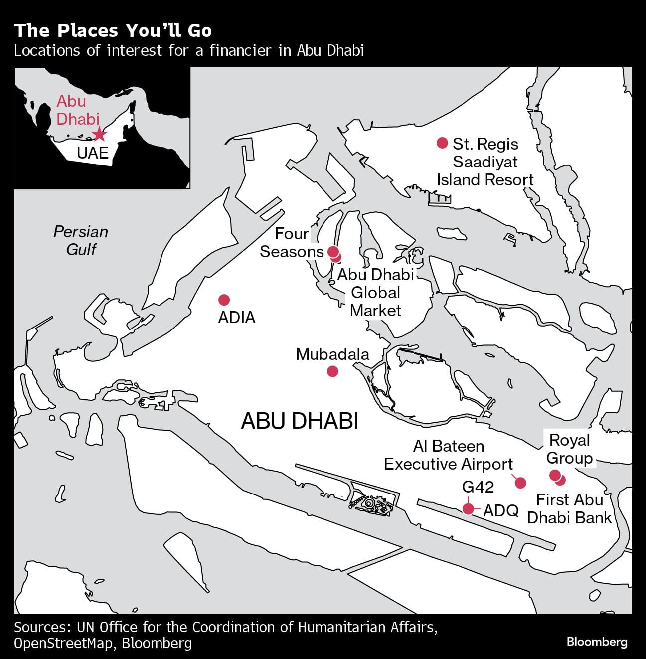 The Places Youll Go | Locations of interest for a financier in Abu Dhabi