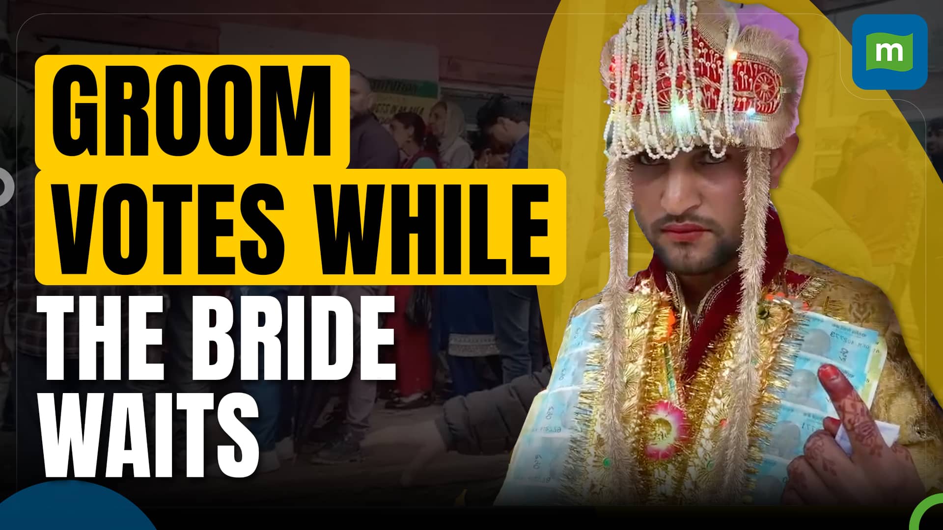 Groom Casts Vote While Bride Waits At Marriage Hall | Lok Sabha Polls 2024