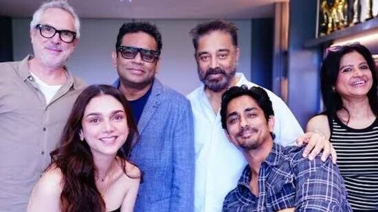 Alfonso Cuaron meets Kamal Haasan, AR Rahman, Aditi Rao Hydari, Siddharth, among others