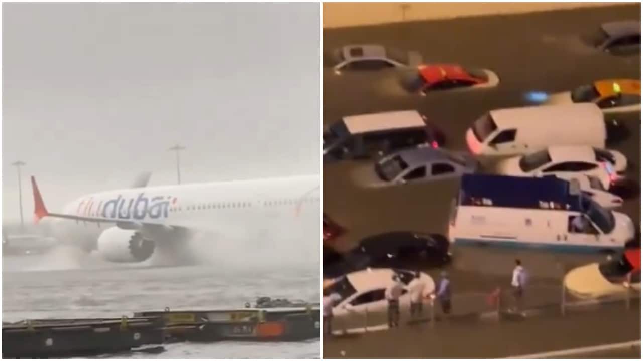 Dubai experiences 1.5 years' rainfall in few hours, several parts of desert-city flooded. Videos Dubai experiences 1.5 years' rainfall in few hours, several parts of desert-city flooded. Videos