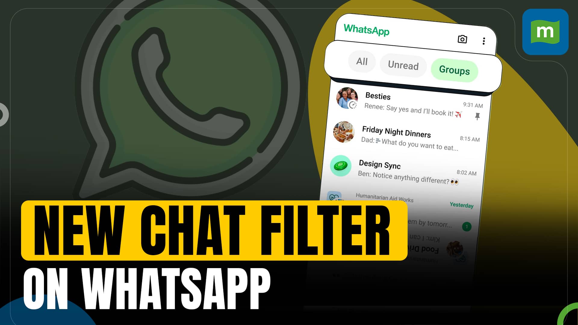 Whatsapp launches chat filters | What is it and how to use it?
