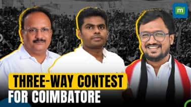 BJP's Annamalai, DMK's Rajkumar & AIADMK's Ramachandran to fight for Coimbatore seat | Lok Sabha Elections