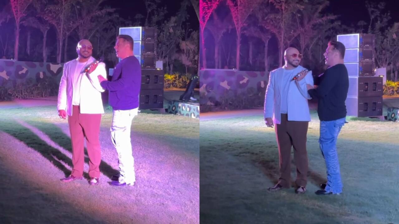 Salman Khan croons 'Saari Duniya Jalaa Denge' song from 'Animal' with B Praak at Anant Ambani's birthday bash, watch viral video