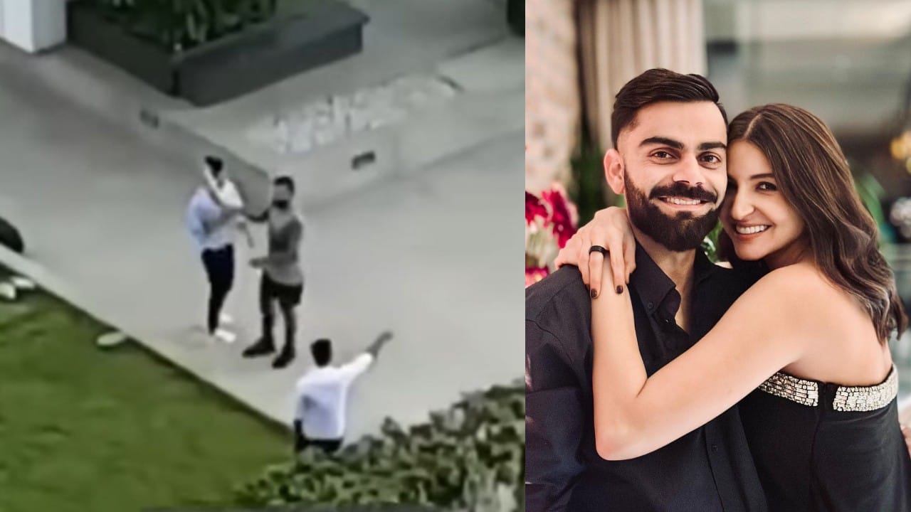 IPL 2024: Virat Kohli and Anushka Sharma's old video of them playing cricket on their terrace during lockdown goes viral, watch here