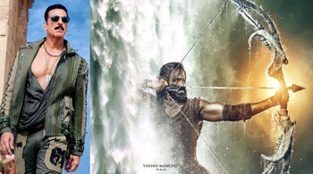 Director Mukesh Kumar Singh's film Kannappa starring Akshay Kumar, Vishnu Manchu, Prabhas and Mohanlal is about a Shiva devotee. (Images via X)