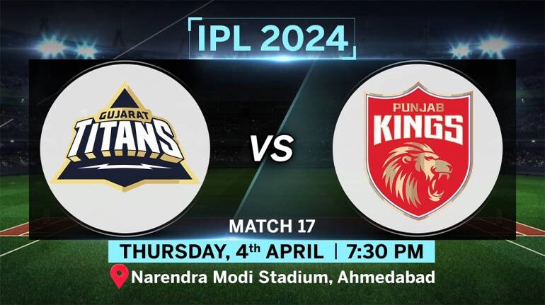 GT vs PBKS Live Streaming Details of IPL 2024 match