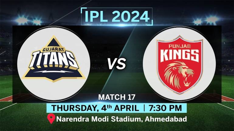 Gt Vs Pbks Ipl 2024 Live Streaming Details: When And Where To Watch