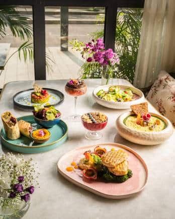 Healthy spread at Ditas, Lower Parel, Mumbai.