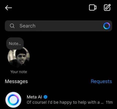 Instagram Meta AI