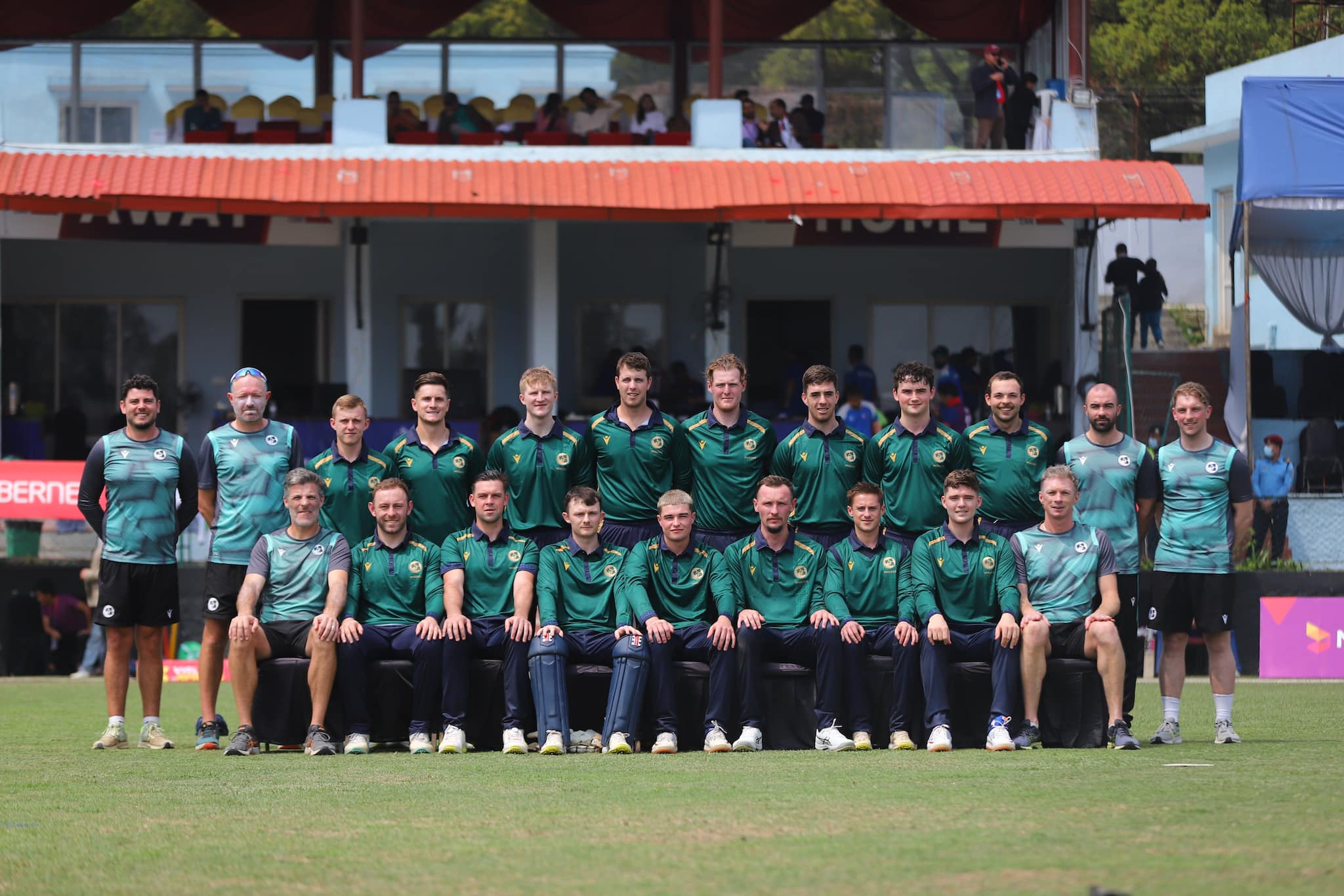 Ireland cricket team in Nepal. Credit: X/@cricketireland