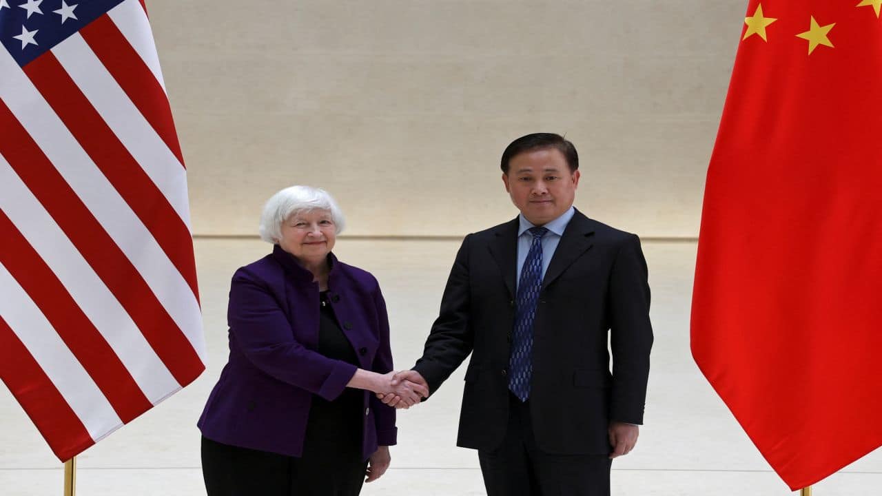 Yellen, who is on her second trip to China in nine months to further ease strained ties between the world's two largest economies, has voiced concerns about China's fast-growing exports of electric vehicles, batteries, solar panels and other green-energy goods. Yellen, who is on her second trip to China in nine months to further ease strained ties between the world's two largest economies, has voiced concerns about China's fast-growing exports of electric vehicles, batteries, solar panels and other green-energy goods.