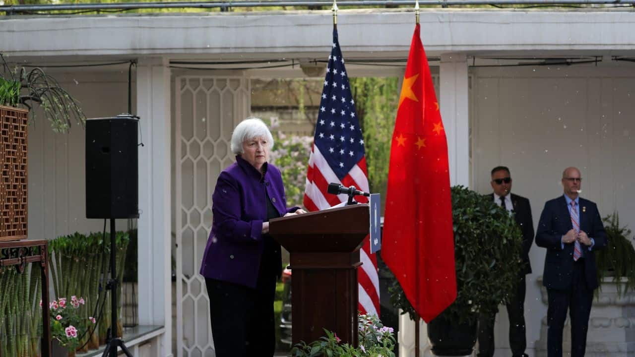 Yellen spoke about the issue at length with Chinese Premier Li Qiang and also met with Finance Minister Lan Foan on Sunday. She also was meeting with former vice premier Liu He on Monday. Yellen spoke about the issue at length with Chinese Premier Li Qiang and also met with Finance Minister Lan Foan on Sunday. She also was meeting with former vice premier Liu He on Monday.