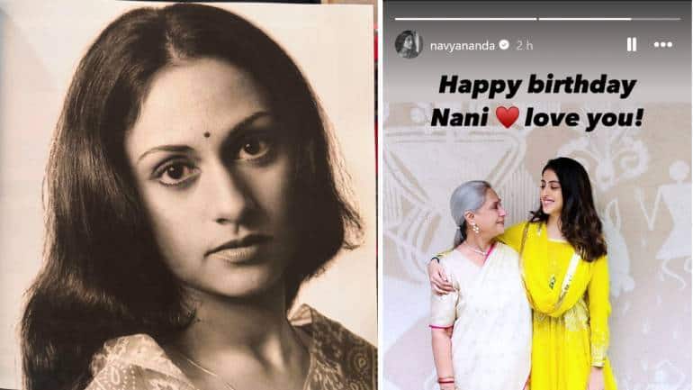 Big B, son Abhishek Bachchan and granddaughter Navya Naveli Nanda wish Jaya Bachchan on her birthday, share beautiful pics - Vimarsana News