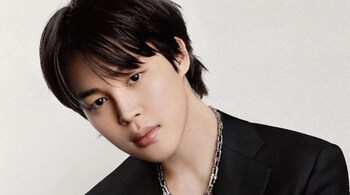 Jimin's 'Like Crazy' has been streamed over a billion times on Spotify. (Image source: X/@World Music Awards)