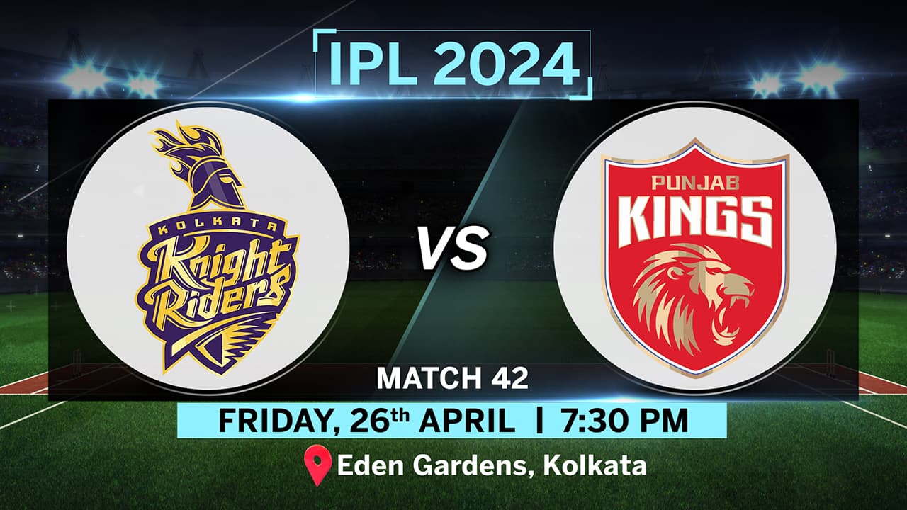 IPL Match Today: KKR vs PBKS Toss, Pitch Report, Head to Head stats ...