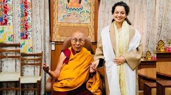 Kangana Ranaut meets His Holiness The Dalai Lama. (Photo: Instagram)