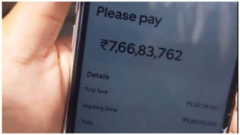 Customer books Uber auto for Rs 62, gets bill of Rs 7.66 crore. Watch - Vimarsana News