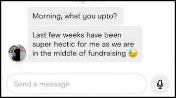 Bengaluru woman shares first text she got on a dating app: '...in the middle of fundraising'