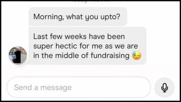 Bengaluru woman shares first text she got on a dating app: '...in the middle of fundraising' Bengaluru woman shares first text she got on a dating app: '...in the middle of fundraising'