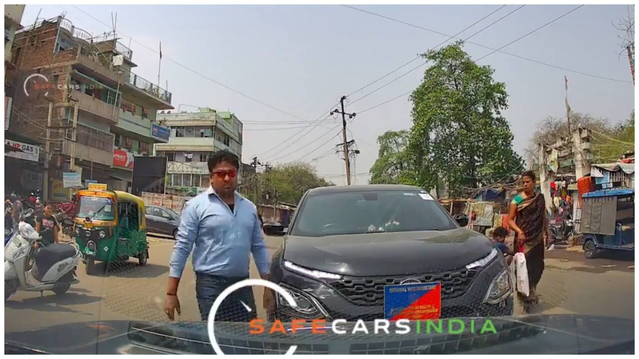 Bihar govt official drives on wrong side of road, threatens man who stopped car. Viral video Bihar govt official drives on wrong side of road, threatens man who stopped car. Viral video