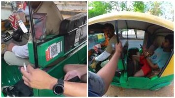 Bengaluru man confronts passenger smoking inside auto, police respond. Videos