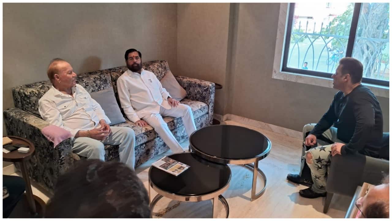  Eknath Shinde assured the superstar of tight security and vigil and said that the police will take stringent action in the firing case. (Image: Eknath Shinde’s office via ANI on X)