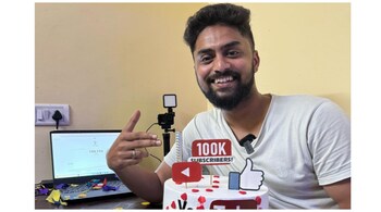 Vikas Gowda made a video at the Bengaluru airport and uploaded it on YouTube before it was taken down. (Image: @vikas.gowda.777363/Facebook)